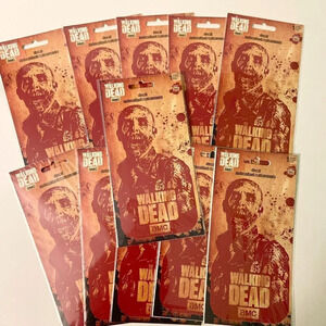 Lot of 11 The Walking Dead Decals Wall Stickers AMC Zombie TV Show